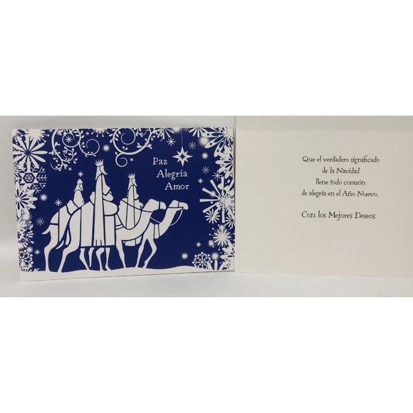 Hallmark VIDA Boxed Christmas Cards 4 Designs Feliz Navidad Santa Angels… - Picture 4 of 7